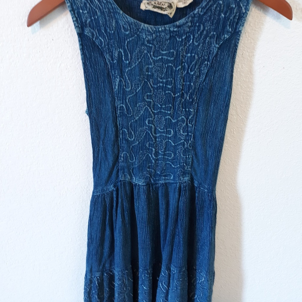 24 KARAT BOHO VINTAGE DRESS SIZE M